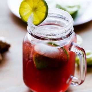 Cốc thủy tinh có nắp có quai 480ml 1 chiếc