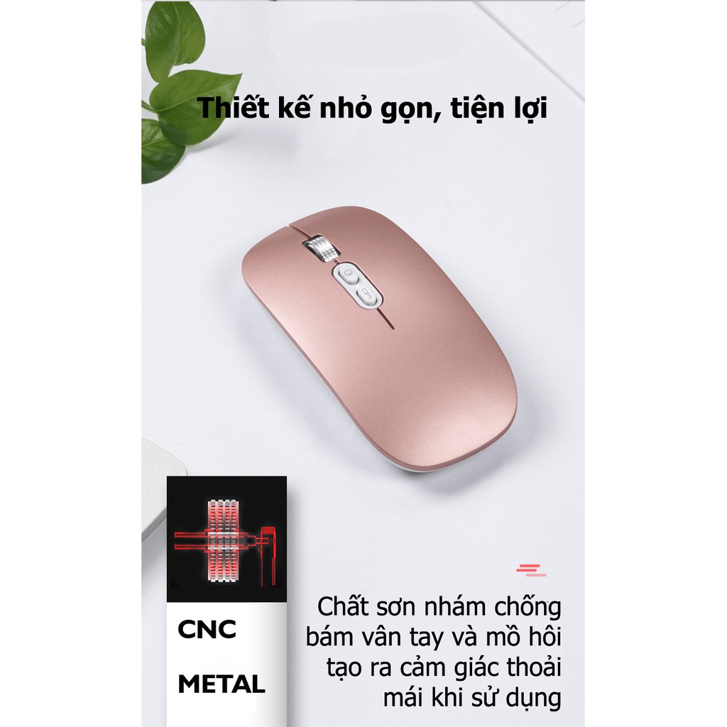 Chuột không dây M103 sử dụng pin sạc không lo thay pin