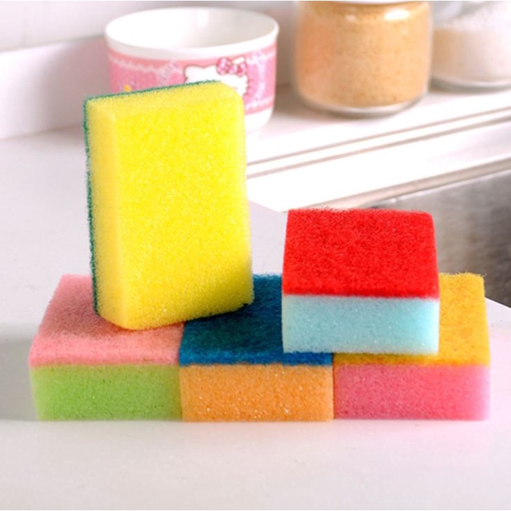 Miếng Cọ Rửa Chén Bát Xoong Nồi 2 Mặt Tiện Dụng