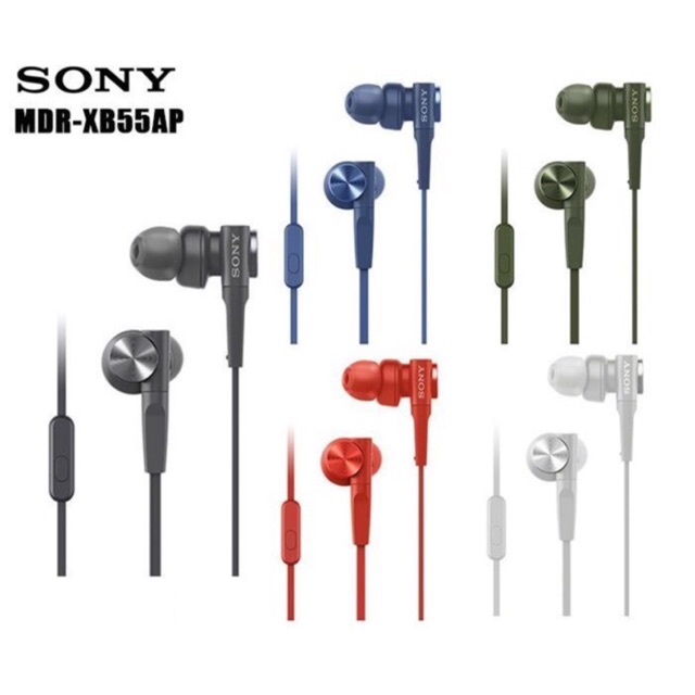 Tai nghe sony xb55ap - tai nghe sony extrabass có  dây new chính hãng
