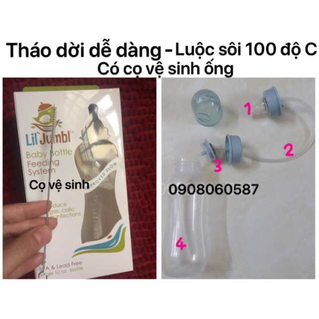 Combo Bình sữa rảnh tay