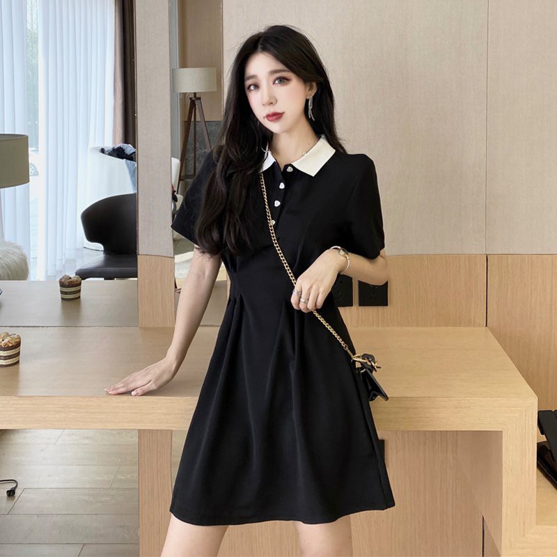 Váy Nữ Polo Tay Ngắn, Ôm Body Đi Dạo Phố SIXTEEN. | BigBuy360 - bigbuy360.vn