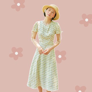 BLEUBIRD Váy xoè dáng dài hoa nhí HEATHER DRESS