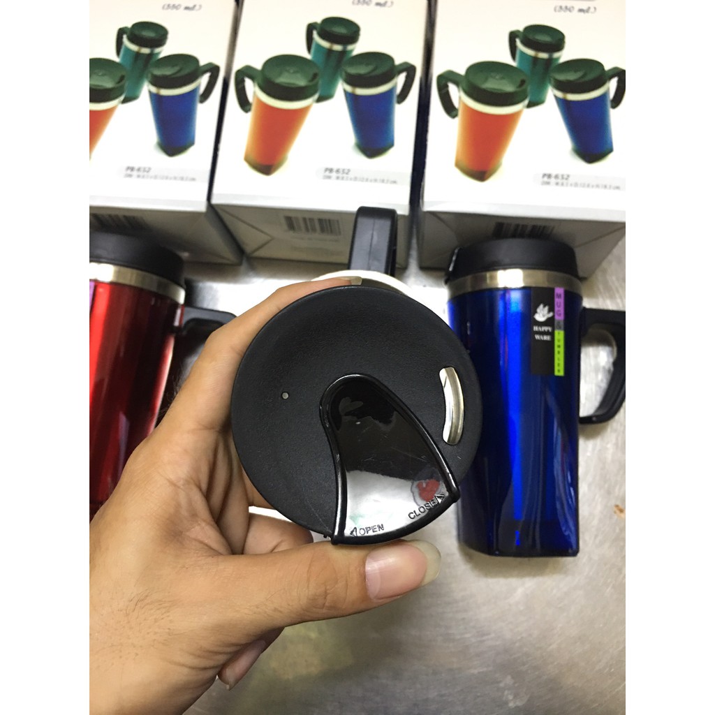 Ly Giữ Nhiệt Nhập Khẩu Thái Lan 550ml Có Quai Cầm