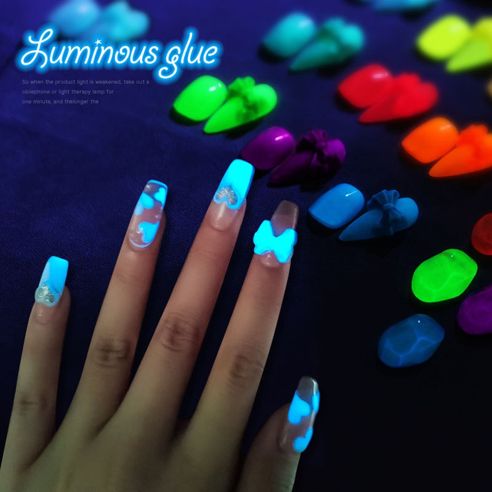 [Hàng mới về] Gel sơn móng tay phản quang màu sắc sành điệu tùy chọn DIY