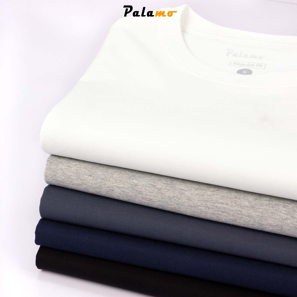 Áo thun nam COTTON COMPACT chống nhăn, áo phông nam trơn cổ tròn BASIC trẻ trung cá tính chuẩn FORM PALAMO | BigBuy360 - bigbuy360.vn