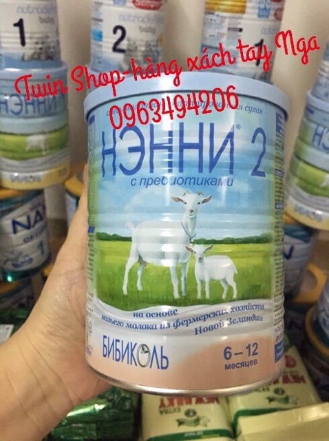 Sữa dê Nanny của Nga