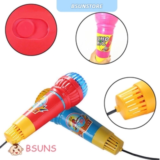 『BSUNS』 Random Color Funny Baby Simulation Cristal Plastic Kids Echo Microphone