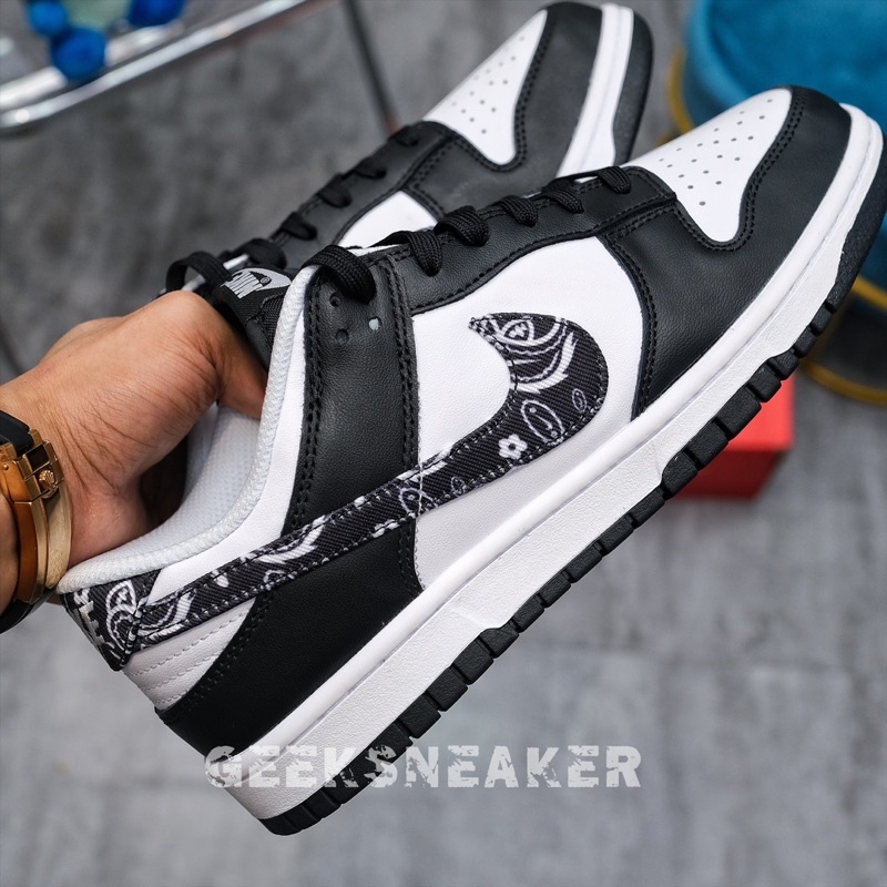 [GeekSneaker] Giày Sneaker Dunk Low ‘Black Paisley’