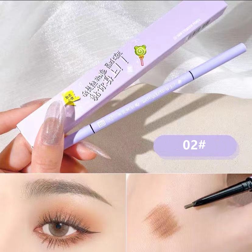 Bút kẻ lông mày Xixi thiết kế hai đầu chống thấm nước và mồ hôi