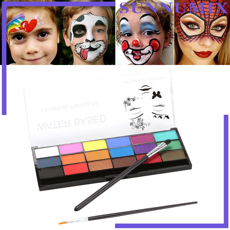 Face Body Paint Stage Theatre Palette Professional Painting Kit Body Tools