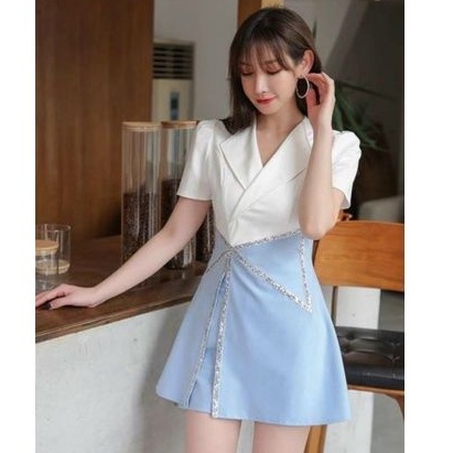 SET Vest &quot;Bigsize&quot; Viền Nơ Nhũ