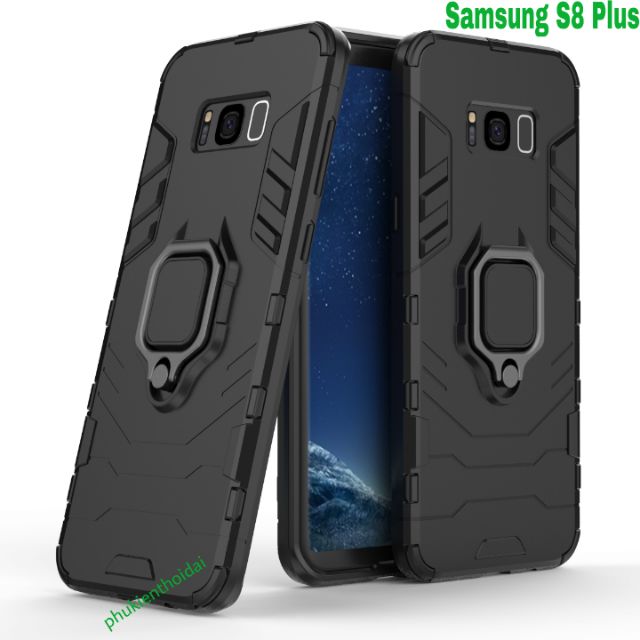 Ốp lưng Samsung S8 Plus / S10 Plus / S20 Plus chống sốc Iron Man Iring siêu bền giá đỡ xem phim