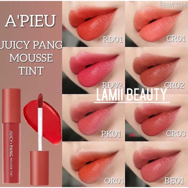 SON KEM APIEU JUICY PANG MOUSSE TINT