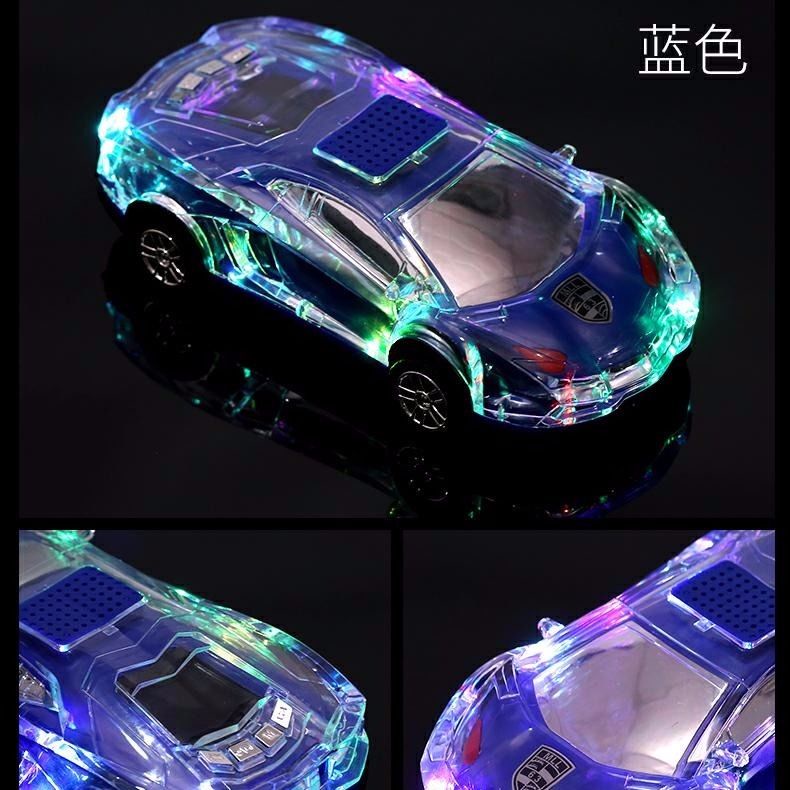 Đầy Màu Sắc Pha Lê Xe Mô Hình Âm Thanh Bluetooth Ánh Sáng Đầy Màu Sắc Loa Loa Siêu Trầm - Thiết Kế Siêu Chất