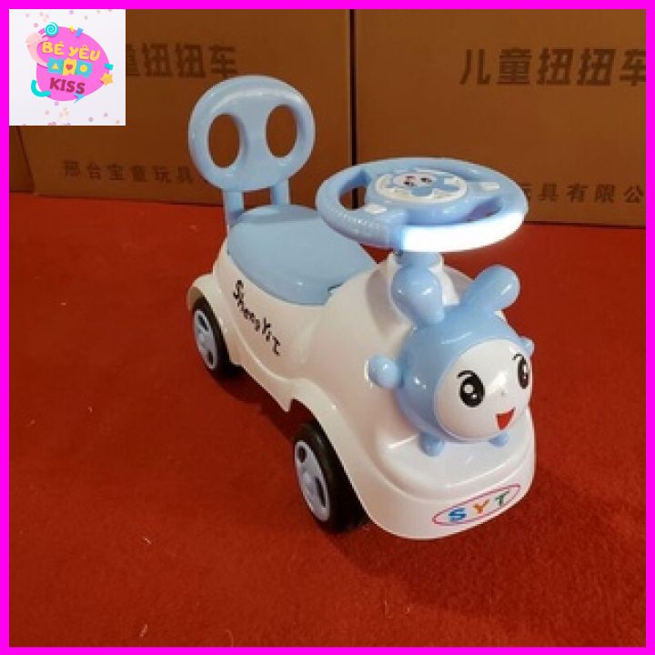 Xe lắc chòi chân HÌNH HEO PEPPA cho bé có nhạc  thùng đựng đồ  .