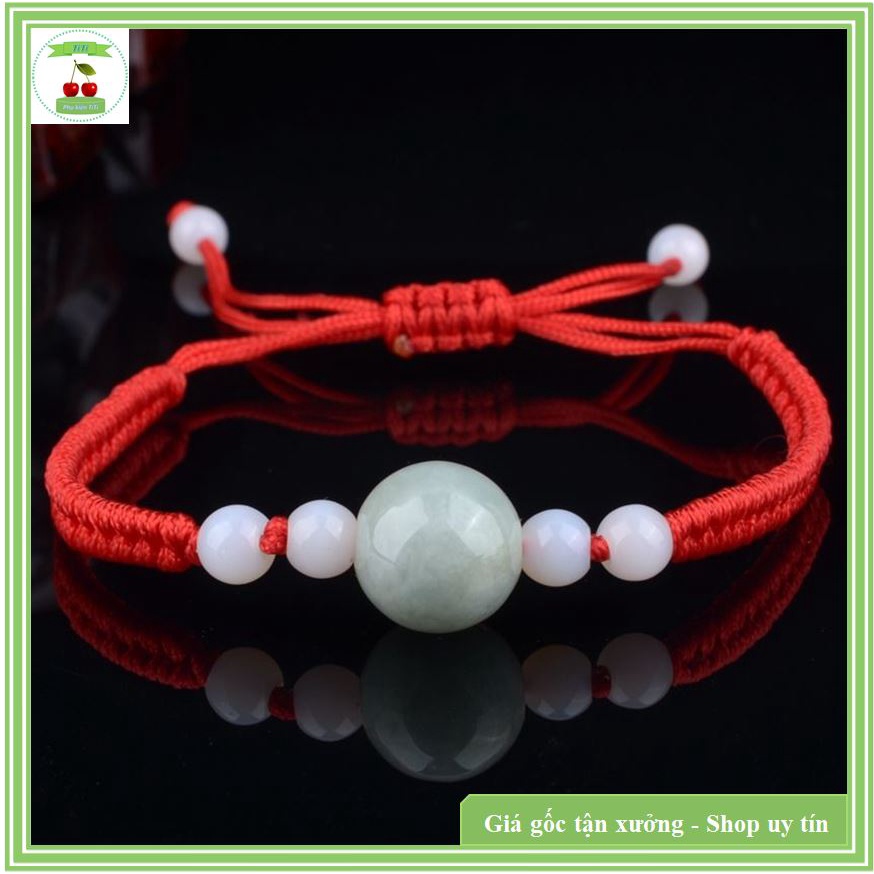 Vòng tay dây chỉ đỏ Hàn Quốc handmade may mắn phong thủy