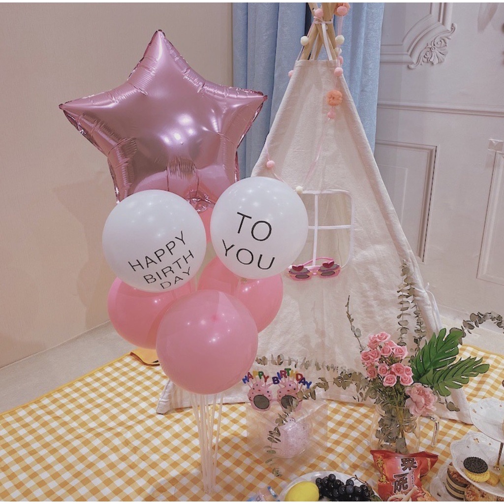 Trụ giả bóng bay 7 nhánh 70cm - 1 nhánh 38cm - 1 nhánh 70cm