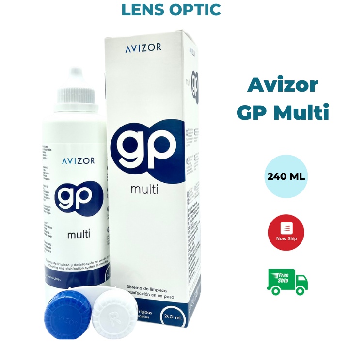 Dung dịch ngâm rửa kính áp tròng cứng Avizor GP Multi (240ml)- nước ngâm lens ortho k