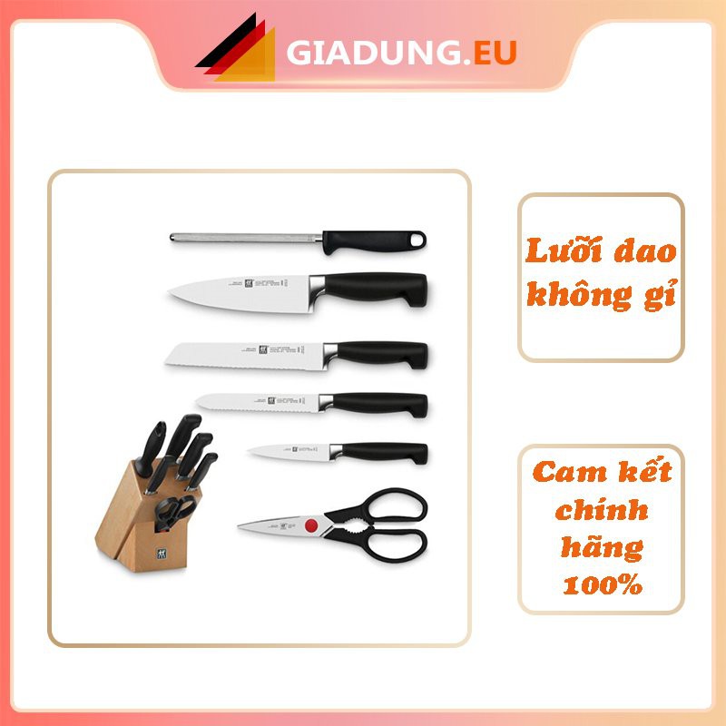 [Mã GIAD52011 hoàn tối đa 1 triệu xu]Bộ dao ZWILLING PROFESSIONAL S 7 món