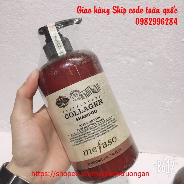 Dầu gội cặp Mefaso collagen