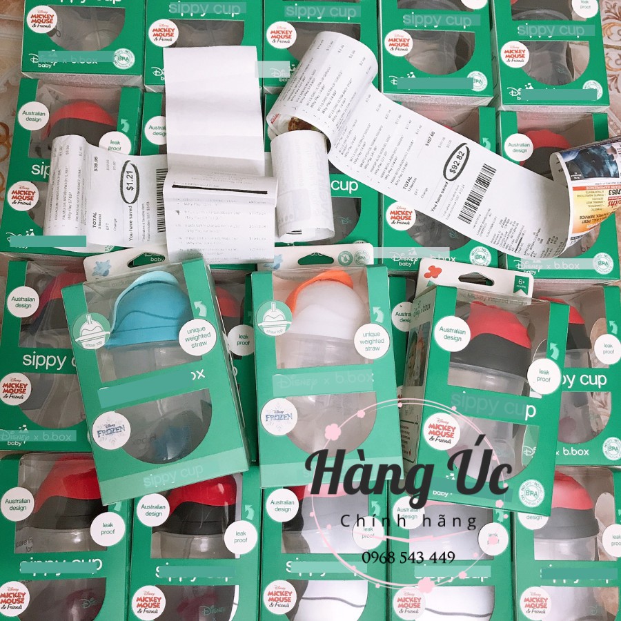 BÌNH TẬP UỐNG NƯỚC B BOX 240 ml Úc - BÌNH NƯỚC BBOX 360 Chống Tràn Mọi Góc Độ Sippy Cup