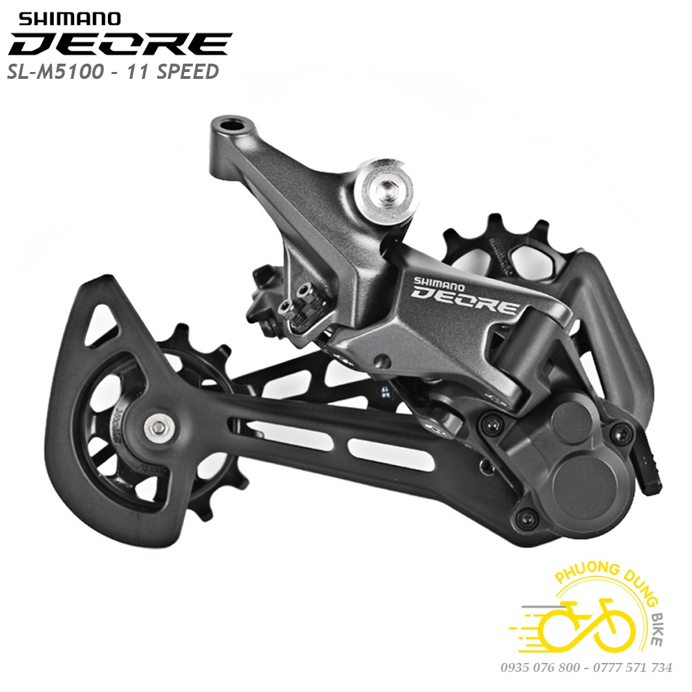 Groupset Mini 4 Món: Tay đề, Củ đề, Líp, Xích xe đạp SHIMANO DEORE M5100 11 Speed