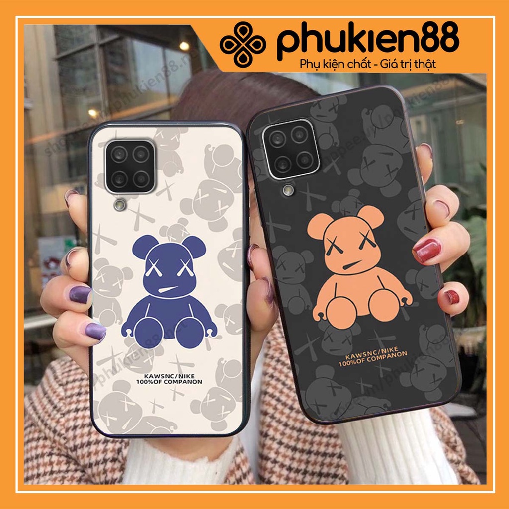 Ốp lưng Samsung A12 / M12 hình Robot Bear, Kawsnc bảo vệ điện thoại