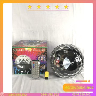 Đèn nháy theo nhạc led cầu mini, đèn bar chớp nhiều màu đẳng cấp có điều khiển từ xa - BH 12 tháng