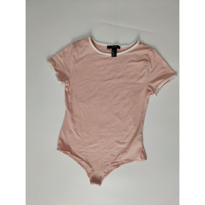 F21 ribbed bodysuit màu hồng BSF21N AMGOBET | BigBuy360 - bigbuy360.vn