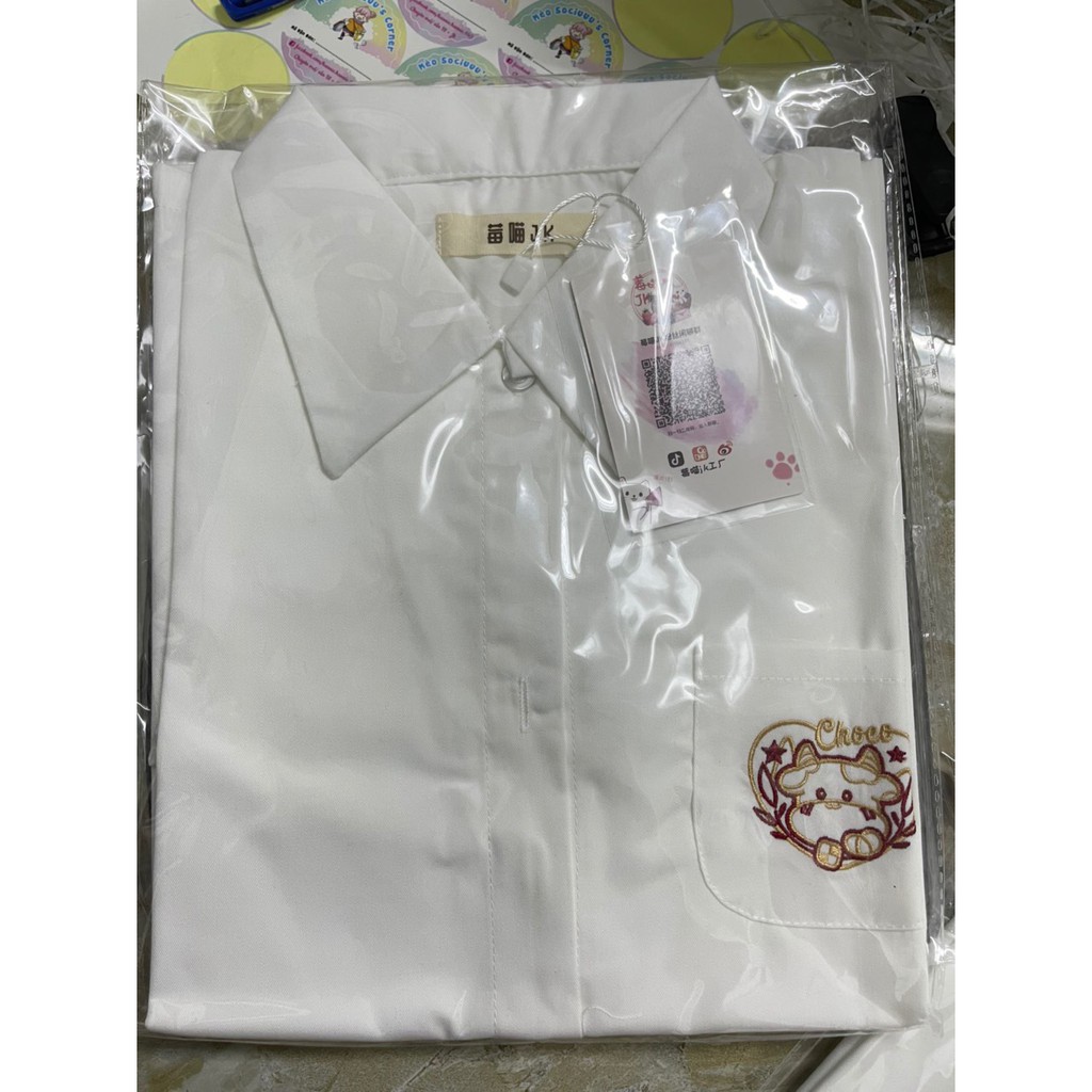 Áo sơ mi blouse hãng berry meow #sơmi #blouse