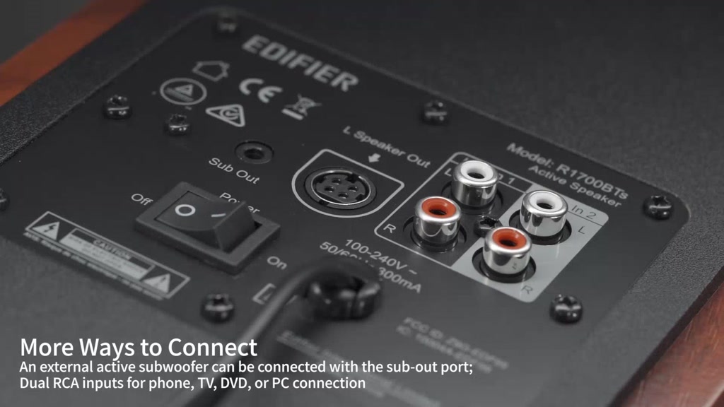 Bộ Loa Bluetooth Bookshelf EDIFIER R1700BTS | Công Suất 66W | Vỏ Gỗ Chất Lượng | Đầu Vào RCA Kép | Bảo Hành 15 Tháng | BigBuy360 - bigbuy360.vn