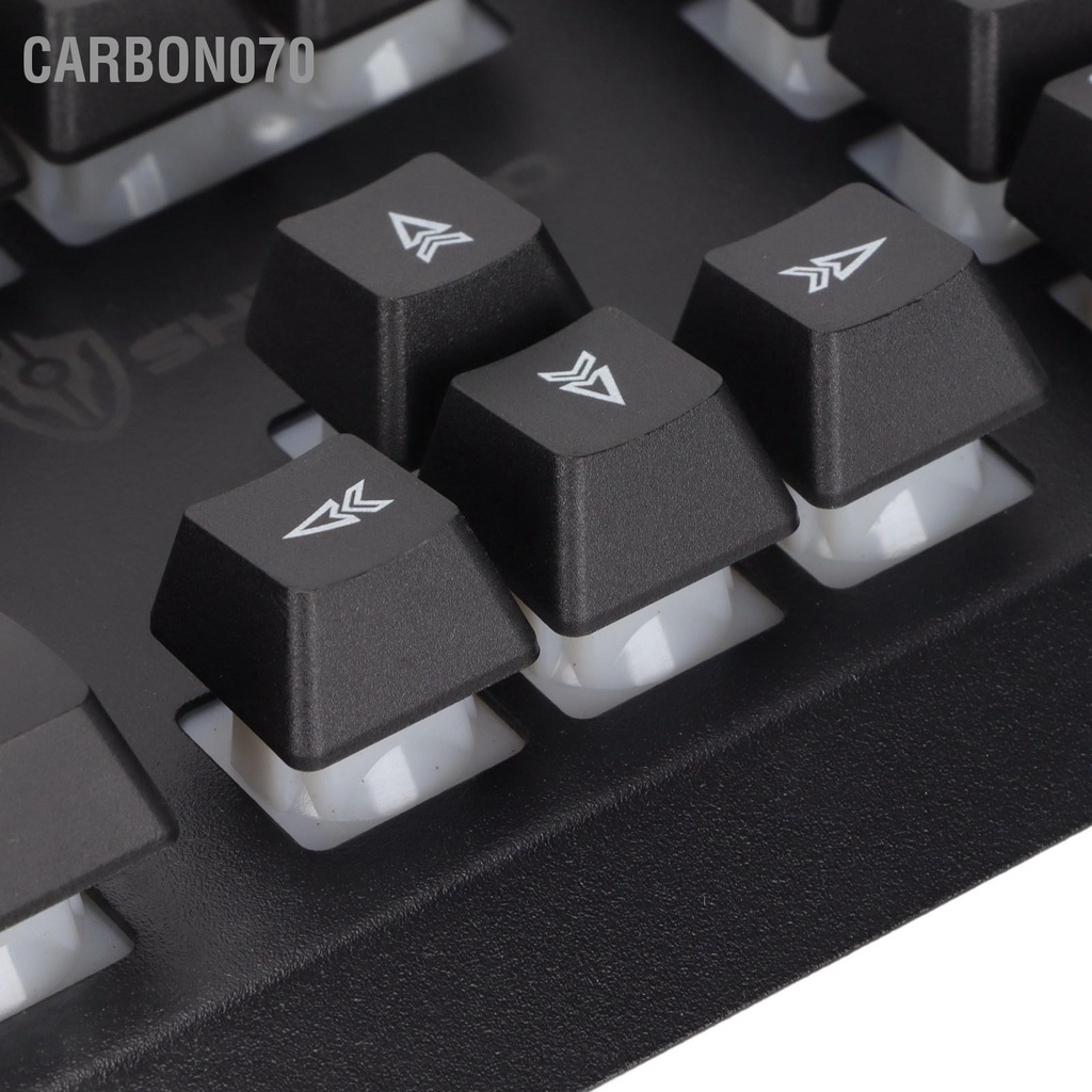 [Hàng Sẵn] Bàn Phím Gaming GK60 có dây LED RGB 104 phím【Carbon070】