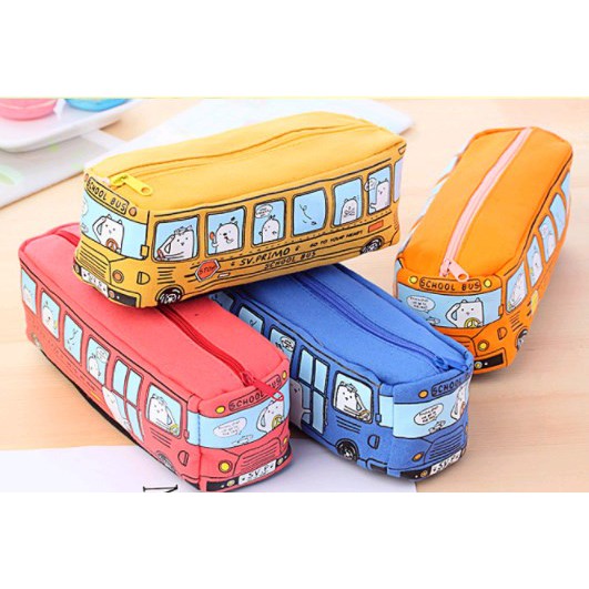 Hộp bút chì hình xe bus phong cách Hàn quốc