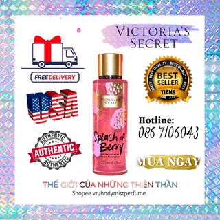 𝗕𝗢𝗗𝗬𝗠𝗜𝗦𝗧𝗣𝗘𝗥𝗙𝗨𝗠𝗘⚜️Xịt Thơm Body Victoria’s Secret Splash of Berry 250ml
