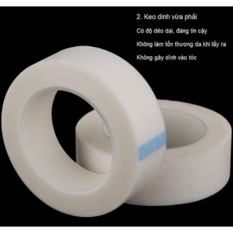 Băng keo lụa nối mi , dán mi - cuộn băng dính chuyên dụng làm mi học mi