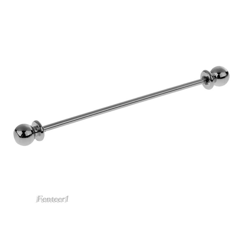 [Fenteer1] Fenteer 1 Kẹp Cà Vạt Nam Cổ Áo Tròn Màu Bạc