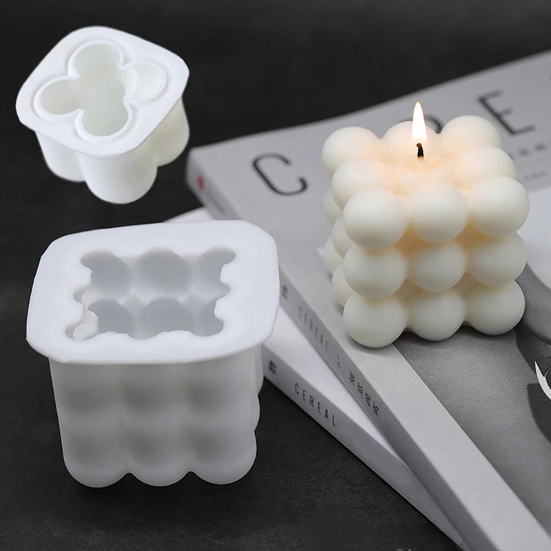 Khuôn Silicon Làm Bánh / Nến 3d Tiện Lợi