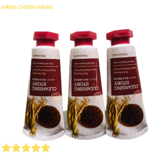 ⚘⚘⚘Sữa rửa mặt tinh chất nhân sâm Red Ginseng hàng chính hãng-Hàn Quốc