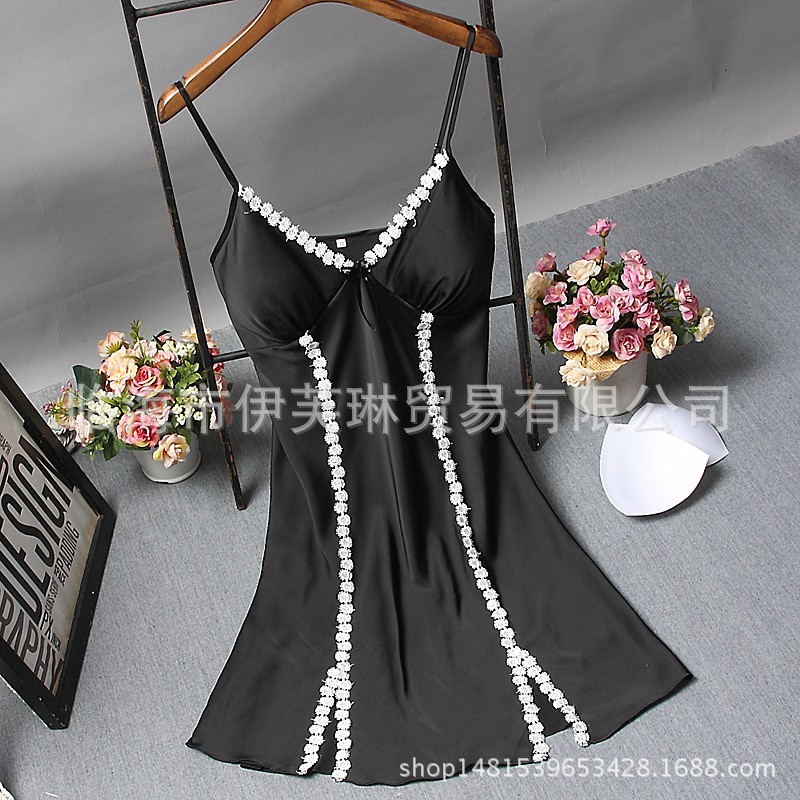 VÁY NGỦ LỤA SATIN L25