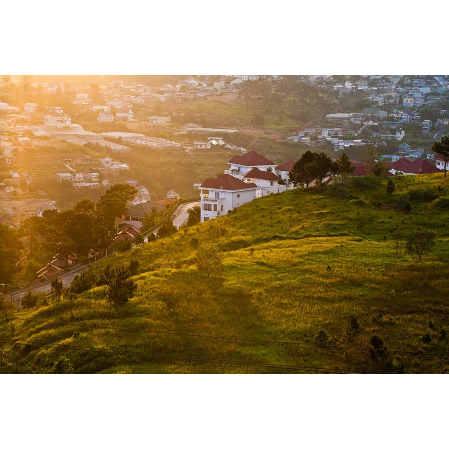 Tranh dán tường Việt Nam 3D Màu sắc tươi sáng, độ sắc nét cao, độ bền màu từ 10 năm trở lên.