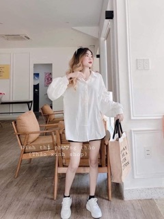 ÁO SƠ MI TRẮNG TAY BÈO