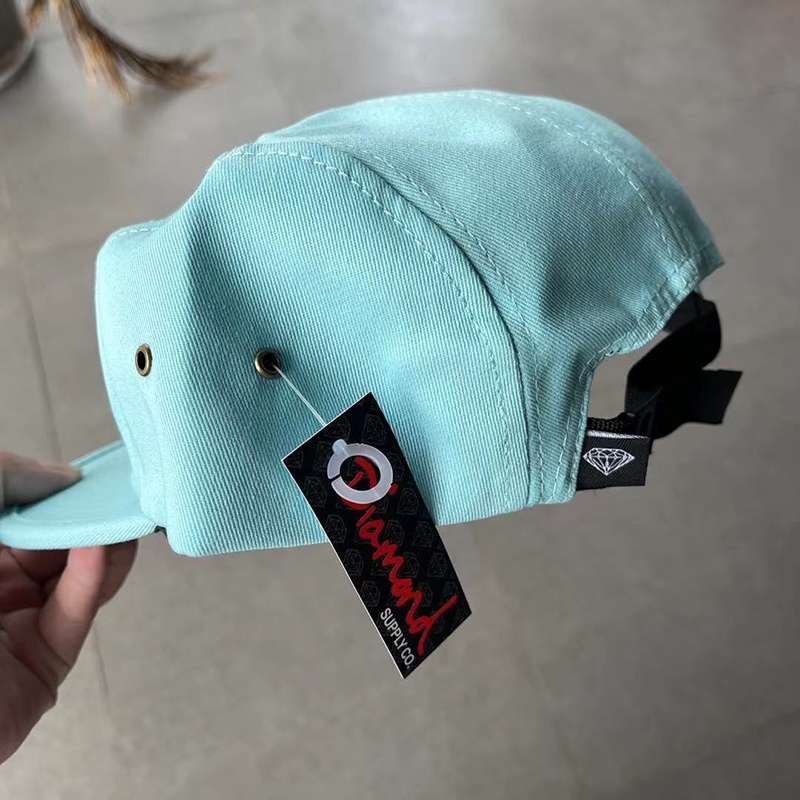 Mũ Lưỡi Trai Thể Thao 5 Tấm Đính Kim Cương Có Thể Điều Chỉnh Kích Thước Dành Cho Nam Và Nữ