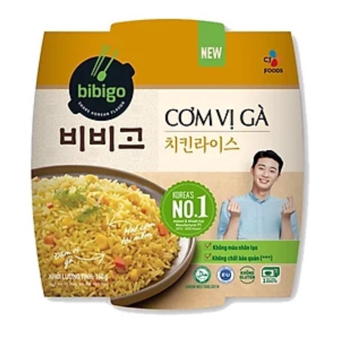 Thương hiệu CJ Hàn Quốc: Bibigo cơm chiên vị gà 160g