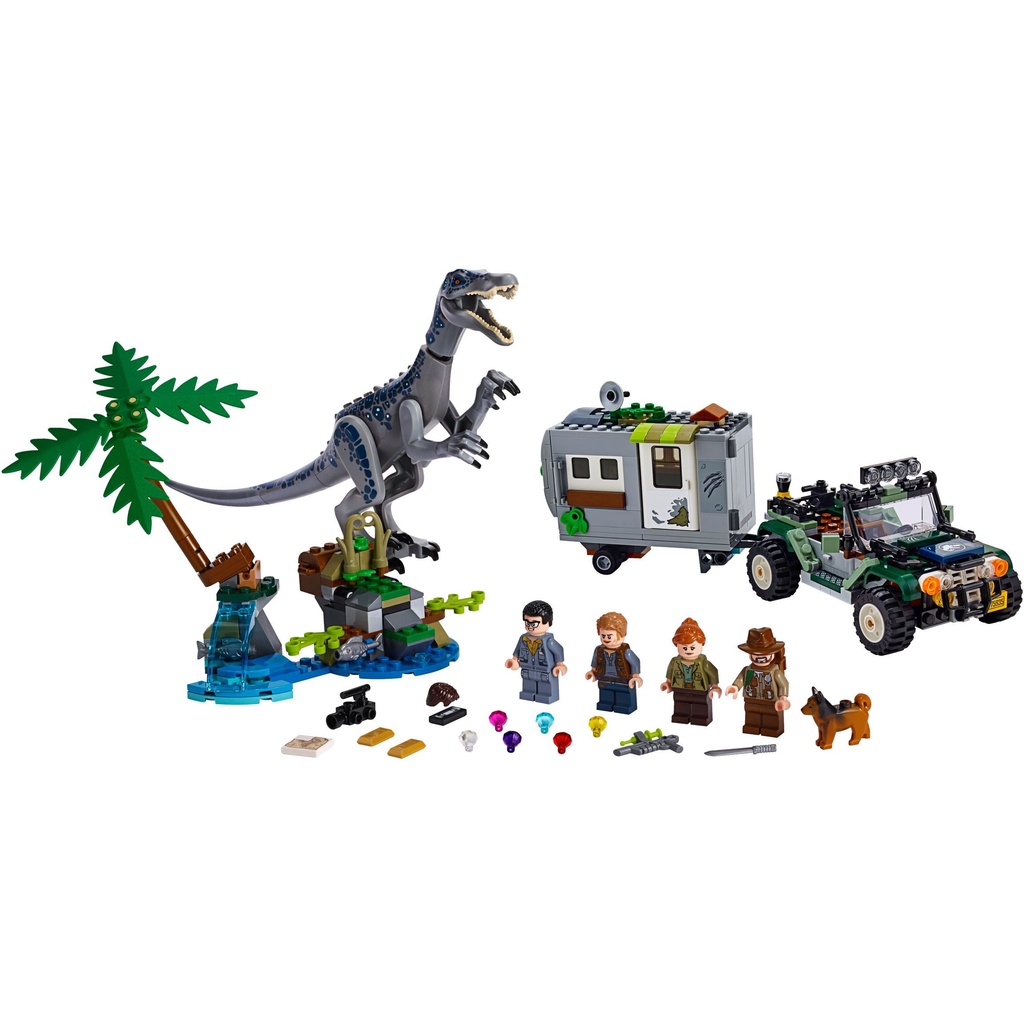 LEGO Jurassic World 75935 Đối mặt Khủng long Baryonyx: Đi tìm kho báu
