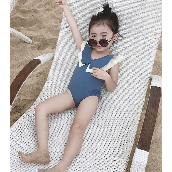 Đồ Bơi Bé Gái, Bikini Bé gái Hở Lưng Đan Chéo Cho Bé Gái Từ 9-28Kg