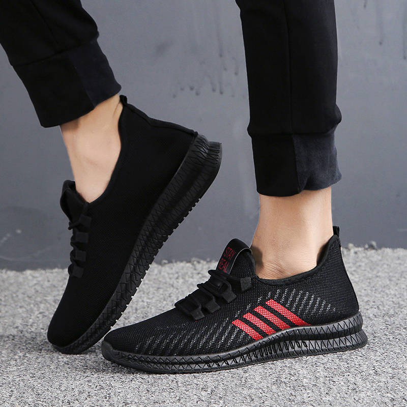 Giày Thể Thao Thời Trang Đế Đen Cá Tính 3Fashion Đế Cao Su Nhẹ Êm - 3149 Sọc | BigBuy360 - bigbuy360.vn