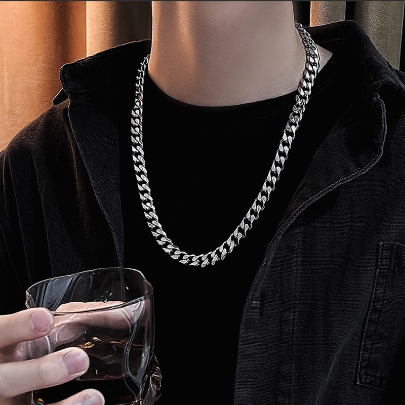 Vòng cổ thép titan thời trang đường phố hip hop độc đáo