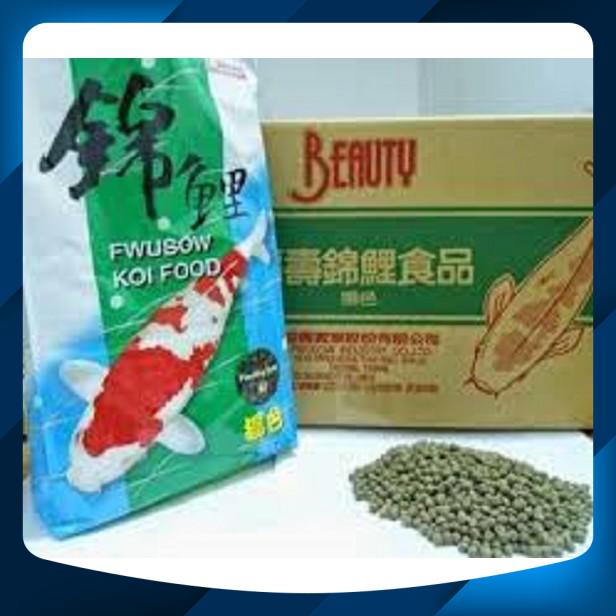 Thức ăn cho cá cảnh, cá rồng, Koi Fwusowkoi độ đạm cao (túi 1kg)