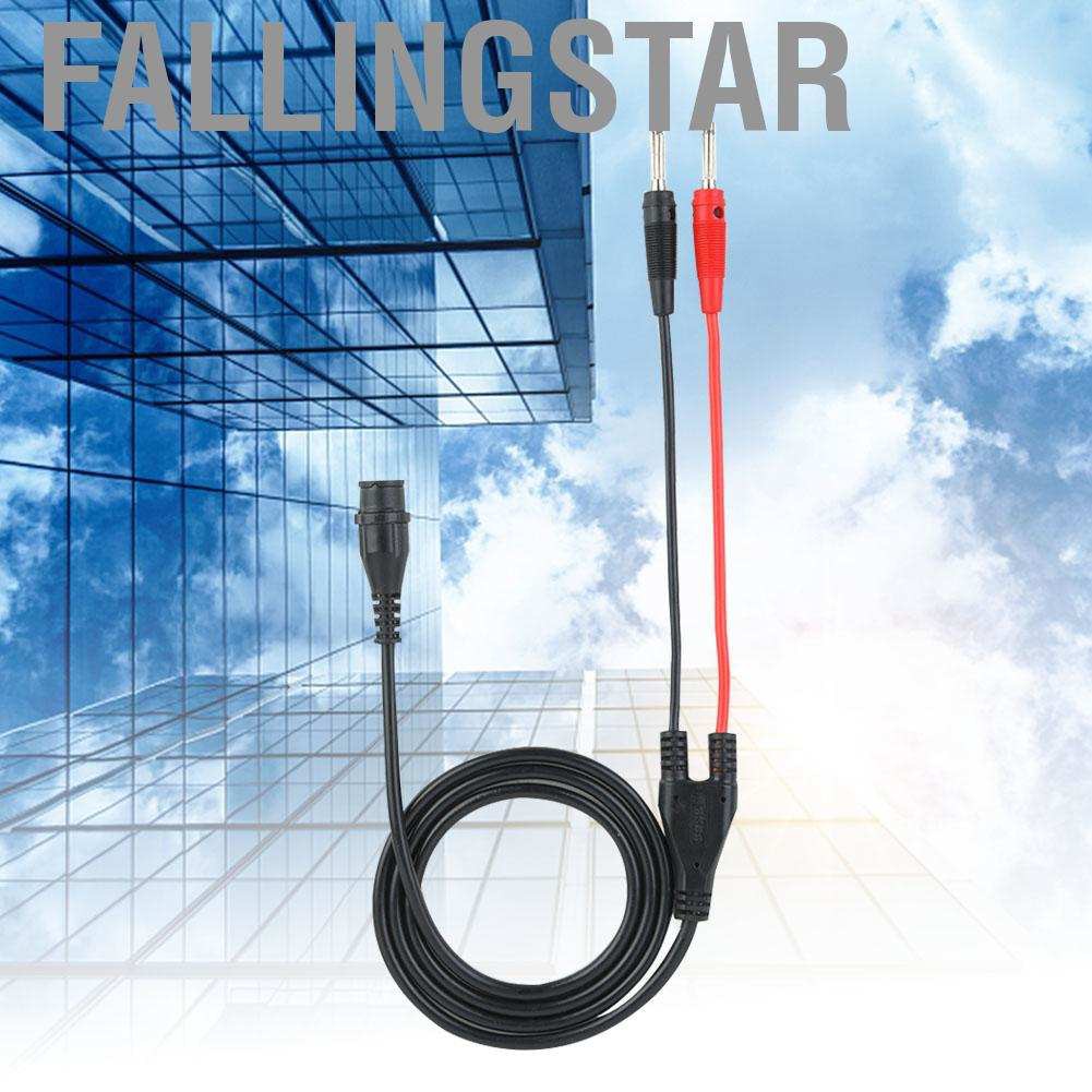 Fallingstar P1203 BNC Male Plug to Banana Coaxial Cable Oscilloscope Test Lead 120cm